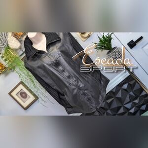 Escada Sport Lamb Leather Jacket MD-LG